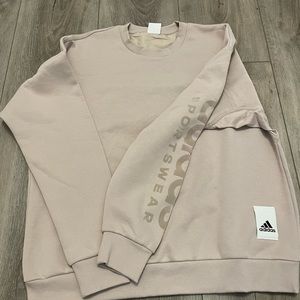 Adidas - men’s large crew sweatshirt - tan